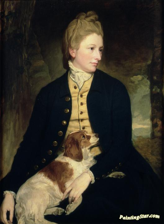 Lady Louisa Lennox Artwork by George Romney