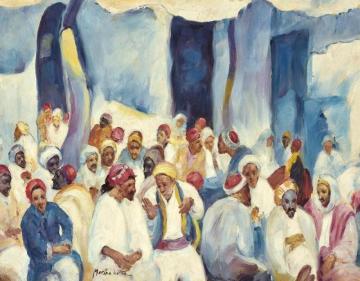 The Tunis Meeting Place Artwork by Martha Walter