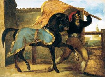 The Horse Race Artwork by Thèodore Gèricault