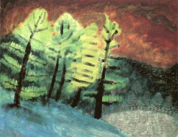 Trees Artwork by Milton Avery