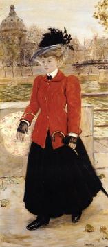 L'Apprentie Artwork by Jean-François Raffaëlli