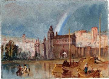 Tours Outskirts, The Ruined Abbey of Marmoutier Artwork by Joseph Mallord William Turner