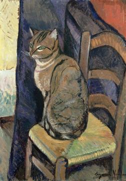 Study Of A Cat Artwork by Suzanne Valadon