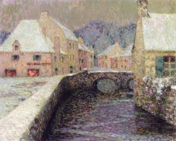 Snow Artwork by Henri Le Sidaner