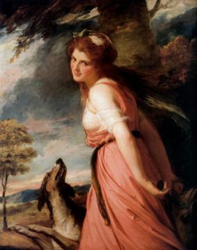 Emma As A Bacchante Artwork by George Romney