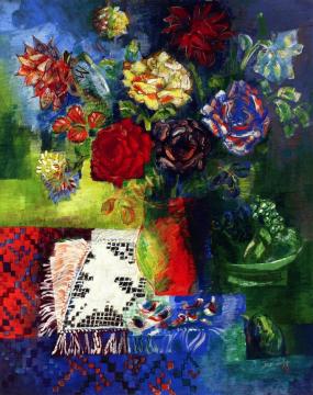 Still Life With Flowers Artwork by Jean Dufy