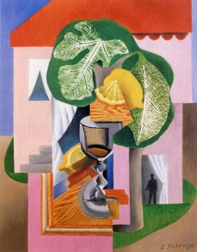 House And Still Life Artwork by Leopold Survage