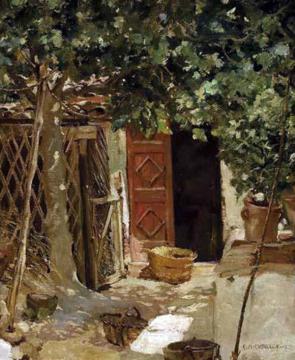 Patio Artwork by Enrique Martinez Cubells