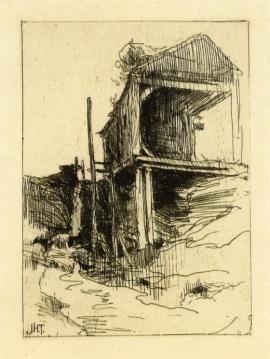 Abandoned Mill Artwork by John Twachtman