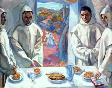 The White Monks Artwork by Daniel Vazquez Diaz