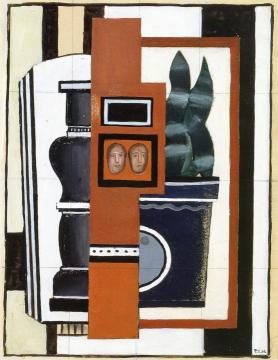 Composition with Two Faces Artwork by Fernand Léger