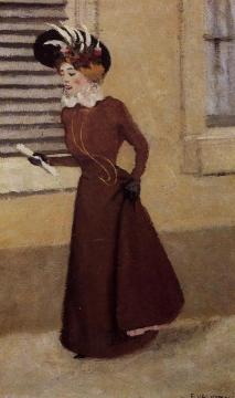 Woman With A Plumed Hat Artwork by Felix Vallotton