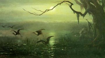 Phantom Crane Artwork by William Holbrook Beard