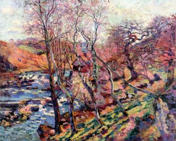 The Bouchardon Mill, Crozant, Spring Artwork by Armand Guillaumin