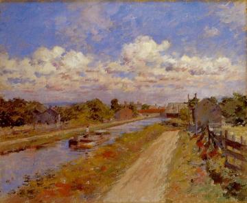 Port Ben - Delaware And Hudson Canal Artwork by Theodore Robinson