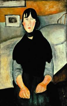 Young Woman of the People Artwork by Amedeo Modigliani