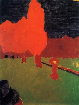 The Bois de Boulogne Artwork by Edouard Vuillard