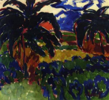 Apfelbaume Artwork by Karl Schmidt Rottluff