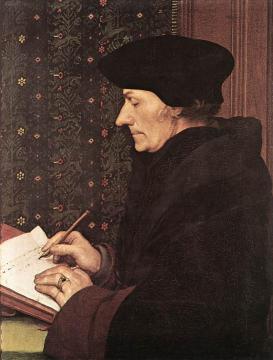 Erasmus Artwork by Hans Holbein the Younger