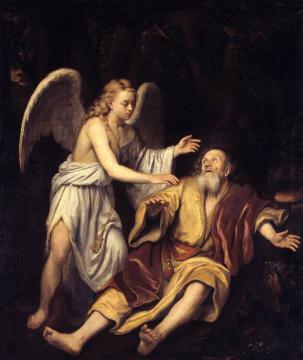 Elijah and the Angel Artwork by Sir Godfrey Kneller