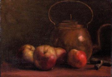 Still Life with Apples Artwork by Pierre Bourgogne