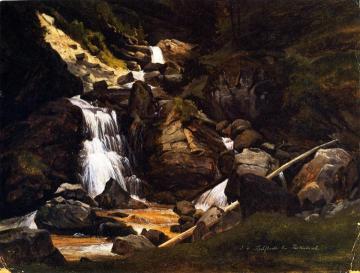 Kuhflucht bei Partenkirch Artwork by Herman Lungkwitz