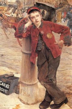 London Bootblack Artwork by Jules Bastien-Lepage