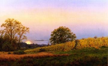 The Harvest Moon Artwork by Louis Remy Mignot