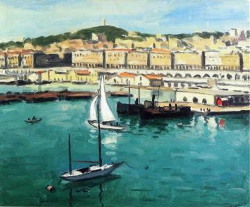 The Port and the Town Artwork by Albert Marquet
