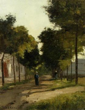 La Route Artwork by Camille Pissarro