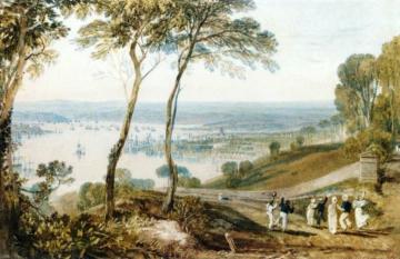 Plymouth, From Mount Edgcumbe Artwork by Joseph Mallord William Turner