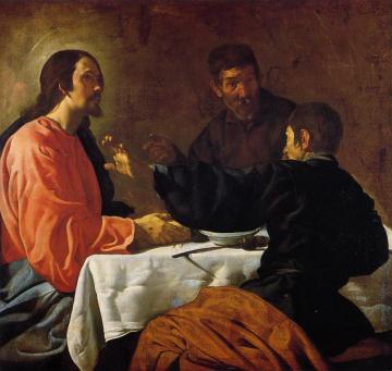 The Supper At Emmaus Artwork by Diego Velazquez
