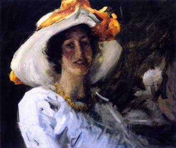 Study of Clara Stephens Artwork by William Merritt Chase