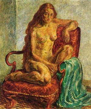 Nude, Terra Cotta Artwork by John Sloan