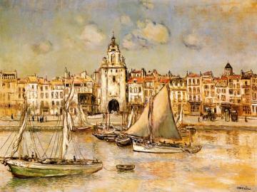 View of La Rochelle Artwork by Jean-François Raffaëlli