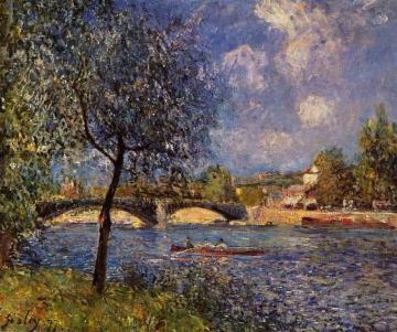 Rowers Artwork by Alfred Sisley