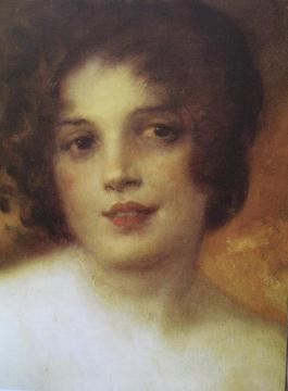 Head Of A Girl Artwork by Eduard Veith