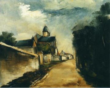 Village Street Artwork by Maurice De Vlaminck