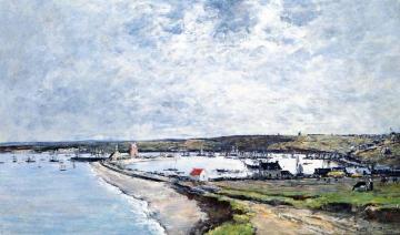 Camaret, General View Artwork by Eugène-Louis Boudin