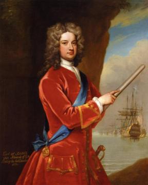 Portrait of Admiral James Berkeley, 3rd Earl of Berkeley (1680 - 1736) Artwork by Sir Godfrey Kneller