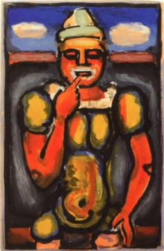The Shooting Star Circus: One Up-Man-Ship Artwork by Georges Rouault