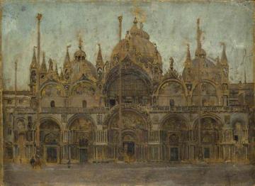 St Mark's, Venice: The West Front Artwork by Walter Richard Sickert
