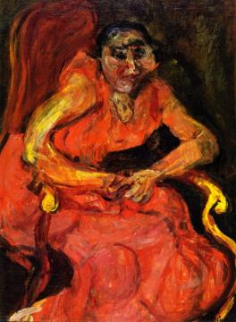 Woman In Pink Artwork by Chaim Soutine