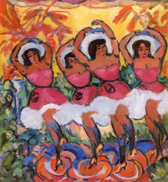 Can Can Artwork by Georg Tappert