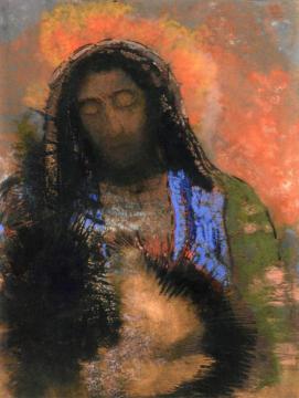 Christ Artwork by Odilon Redon