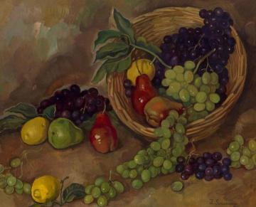 Still Life with Fruits Artwork by Zinaida Serebriakova
