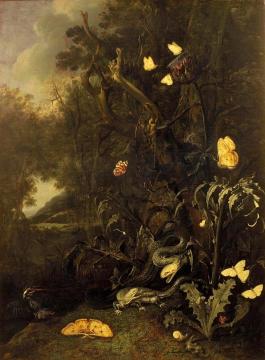 Plants and Insects Artwork by Otto van Schrieck
