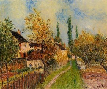 Path at Sablons Artwork by Alfred Sisley
