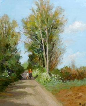 The Promenade Artwork by Marcel Dyf