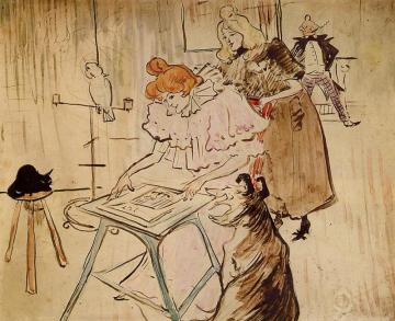 The Motograph Artwork by Henri de Toulouse-Lautrec
